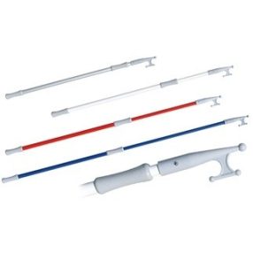 Bootshaken Teleskop weiß 120/210 cm