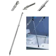 Bimini-Stützrohr teleskopisch edelsthal 75/120 cm