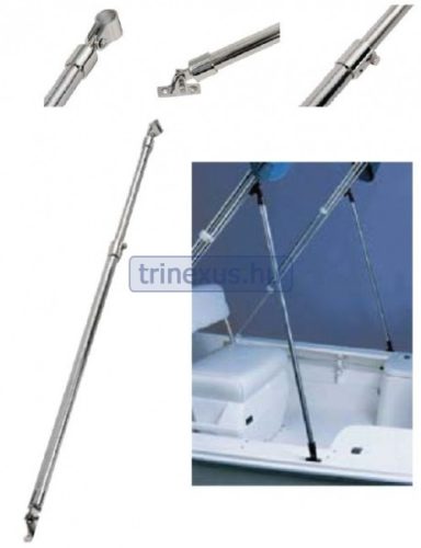 Bimini-Stützrohr teleskopisch edelsthal 75/120 cm