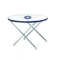Tisch rund klappbar weiß 60 cm EVA