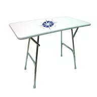 Tisch rechteckig klappbar weiß 95 x 66 cm EVA