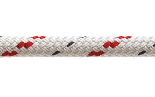 Seil 12 mm PE weiß-blau-rot