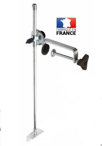 Senderhalter für Fischfinder Aluminium 60cm mit 110 mm Klemme AMI