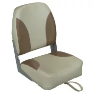   Sitz ohne Klappgestell, beige-sandfarbenes mit seitlichem Muster