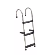 Bootstreppe Edelstahl schmal 2-stufig EVA