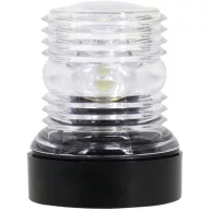 Licht LED weiß 360° im schwarzen Gehäuse