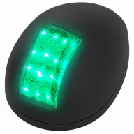 Licht LED grün 112,5° vertikal schwarzes Gehäuse