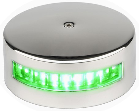 Licht LED grün 112,5° abhängig. im Black House