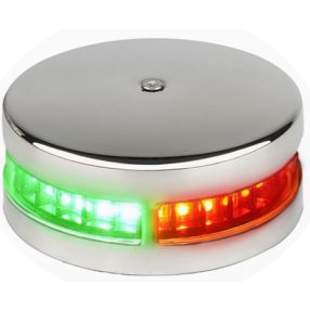 Licht LED grün-rot 225° waagerecht im Stahlgehäuse