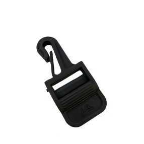 Haken Kunststoff 25 mm Gurt schwarz EVA