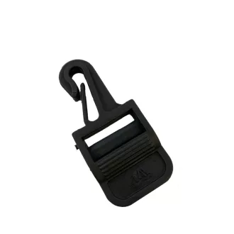 Haken Kunststoff 25 mm Gurt schwarz EVA