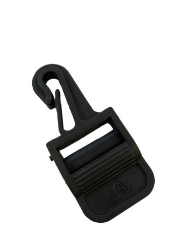 Haken Kunststoff 25 mm Gurt schwarz EVA