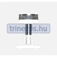 Kreis weiß mit 6 LEDs, Sockel, im weißen Gehäuse