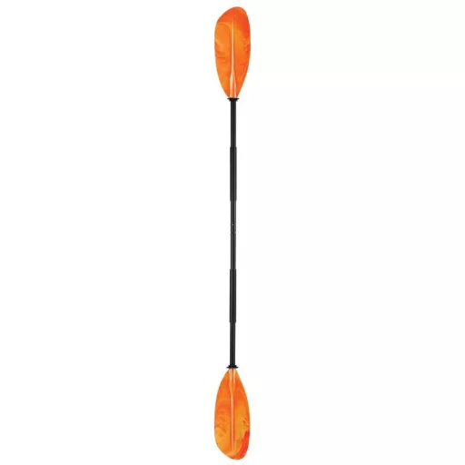 Kajakpaddel Aluminium-Kunststoff verstellbar schwarz 220 cm EVA