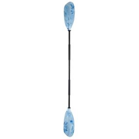 Kajakpaddel Aluminium-Kunststoff verstellbar blau 230 cm EVA