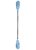 Kajakpaddel Aluminium-Kunststoff verstellbar blau 230 cm EVA