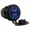 USB-Ladegerät LED blau 12/24V - 4,2 A