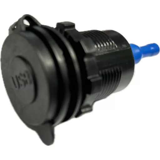 USB-Ladegerät LED blau 12/24V - 4,2 A
