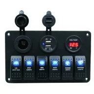 Schalttafel 6 Einheiten USB-Leck. Dehnungsmessstreifen