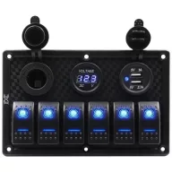 Schalttafel 6 Einheiten USB-Leck. Dehnungsmessstreifen