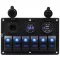 Schalttafel 6 Einheiten USB-Leck. Dehnungsmessstreifen