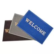Fußmatte Welcome dunkelblau 380 x 580 mm