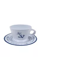 Kaffeetasse mit Ankermuster 6,4 cm