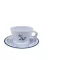 Kaffeetasse mit Ankermuster 6,4 cm