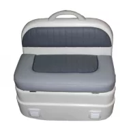 Sitzkiste mit Stauraum und Handlauf 65x48x65 cm