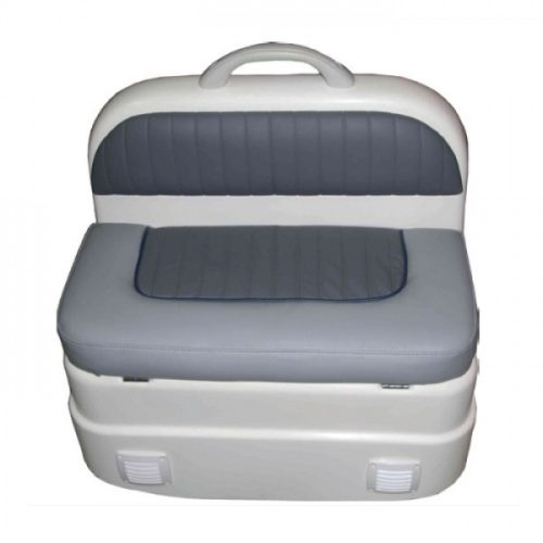 Sitzkiste mit Stauraum und Handlauf 65x48x65 cm