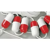 Bojen-Spurmarkierung rot-weiß 14 cm