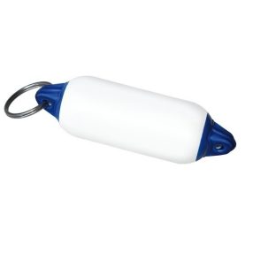 Schlüsselhalter mit Kotflügel blau und weiß