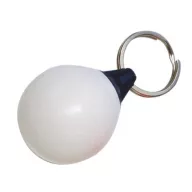 Schlüsselhalter mit kugelförmigem Kotflügel, weiß
