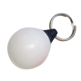 Schlüsselhalter mit kugelförmigem Kotflügel, weiß