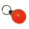 Schlüsselhalter mit kugelförmigem Kotflügel orange