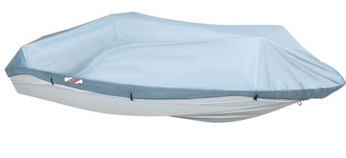 Persenning für Boot grau 295-580/650 cm