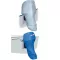 Motorabdeckung komplett Profi 80-115 PS blau
