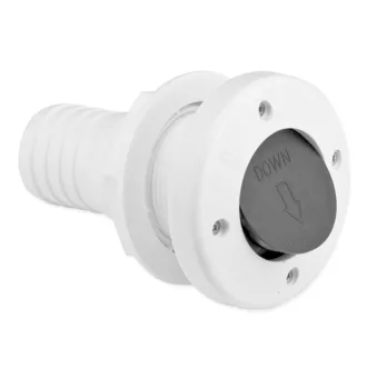 Kunststoff-Bilgenablauf mit 100 mm Auslaufdurchmesser, 35 mm