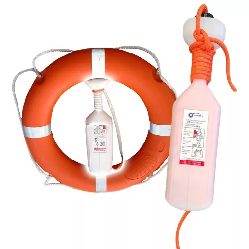 Rettungsring mit Seilstützseil 70-75 cm