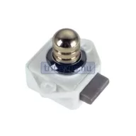 Schloss mit verchromtem quadratischem Druckknopf