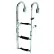 Bootsleiter mit 3-Grad-Edelstahlhandlauf 67x25 cm