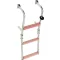 Bootsleiter 3 Grad Metall-Teak 64x26cm