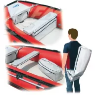 Gibsy gepolsterter Sitz mit Stauraum 92 cm