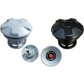 Ventildruck Silikon schwarz 62/37 mm