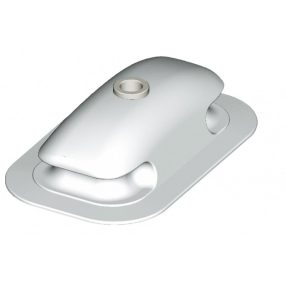 Rudergabelsohle für Schlauchboot PVC grau