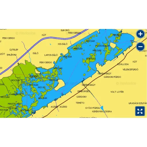 Navionics+ Donau, Balaton, Venedigsee, Adria, Mittelmeer
