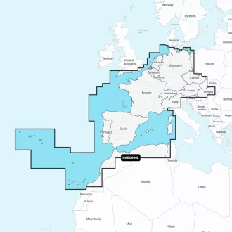 Navionics+ Mittel  und Westeuropa (EU646L)