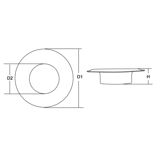 Planenöse 8 mm EVA