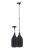 Mini-Teleskop-Ruderpaddel schwarz 50/120 cm SCR