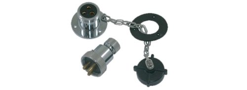 Elektrischer Fußstecker 4-polig wasserdicht